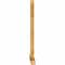 Ekena Millwork Portland Rough Sawn Timber Gable Bracket, Western Red Cedar, 108"W x 68"H x 4"D x 4"F, 15/12 Pitch GBW108X68X0404POR00RWR - alternate 5